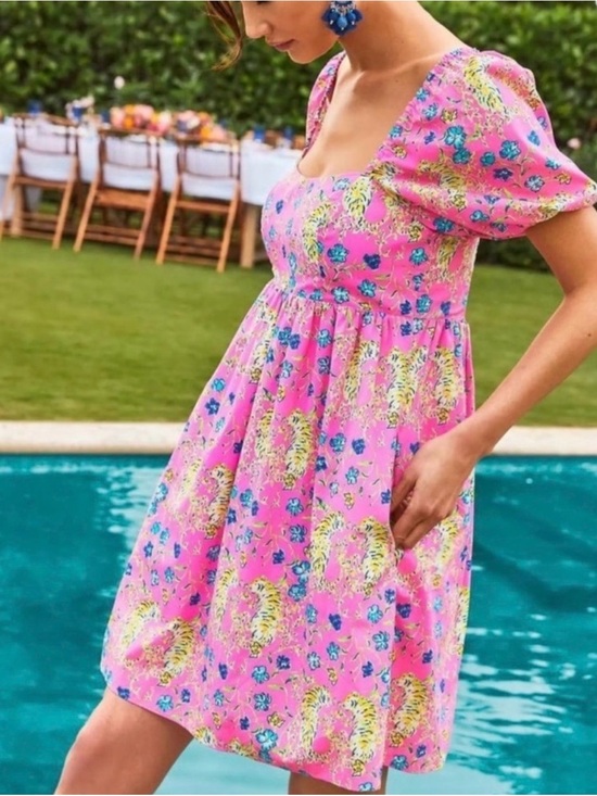 Lilly Pulitzer Dresses & Skirts - Lilly Pulitzer Kay Babydoll Dress tiger Garden